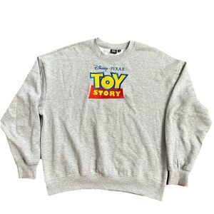 Disney Pixar Toy Story Gray Sweatshirt Size S